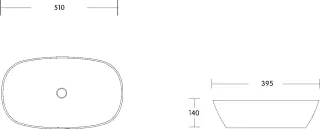 Раковина Milleau Miel MU0064-GW белый